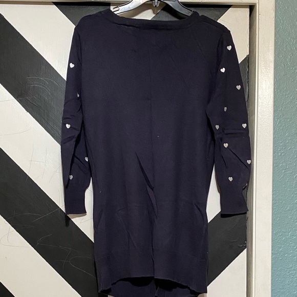 Kirra Hearts Cardigan Sweater 3/4 Sleeve Size S - Picture 9 of 9